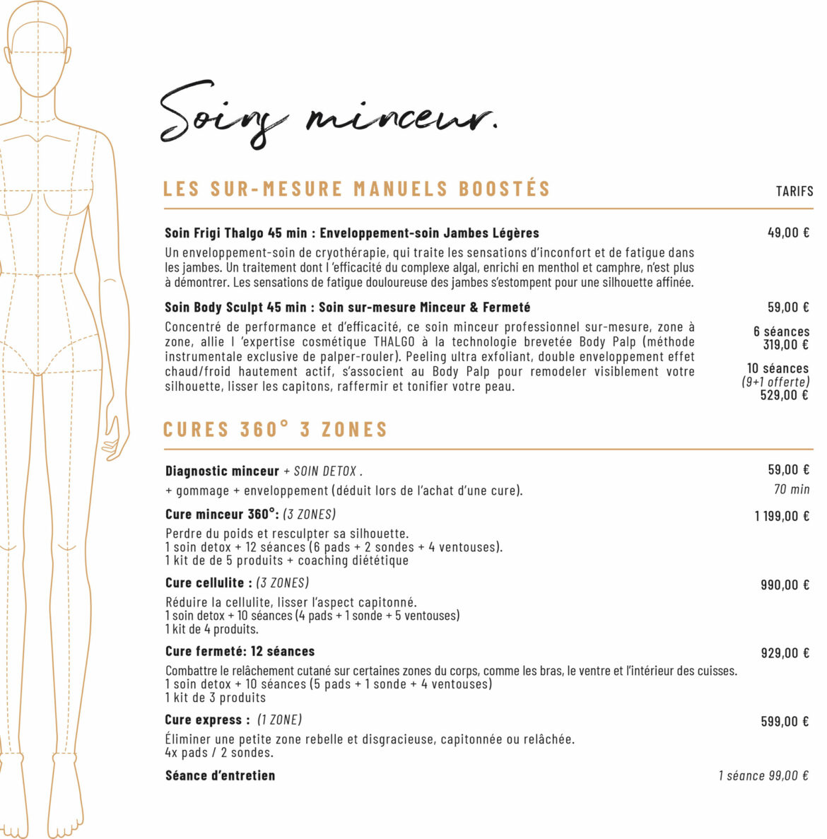 Soins minceur surmesure I Institut O’Blue à Angoulême